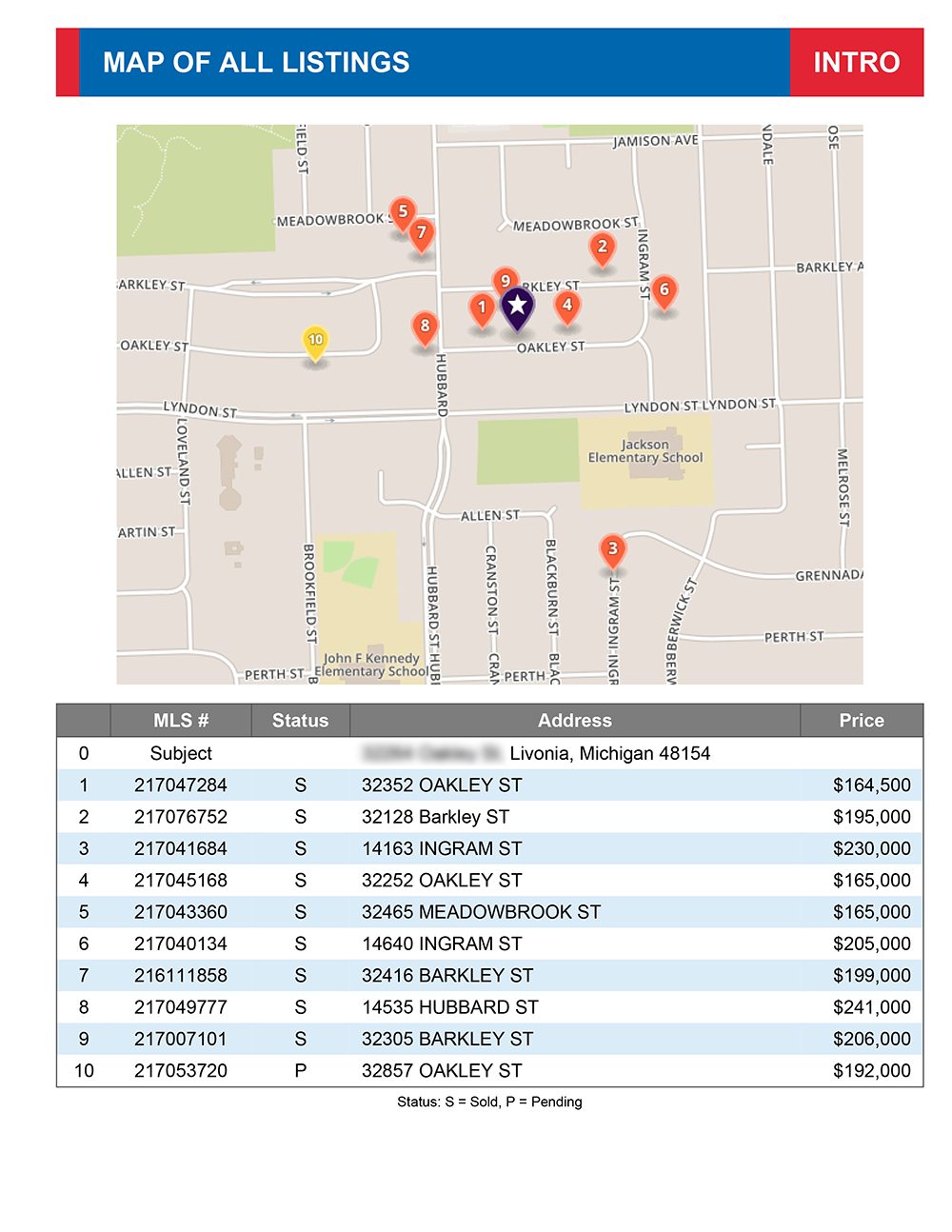 Map of House Values